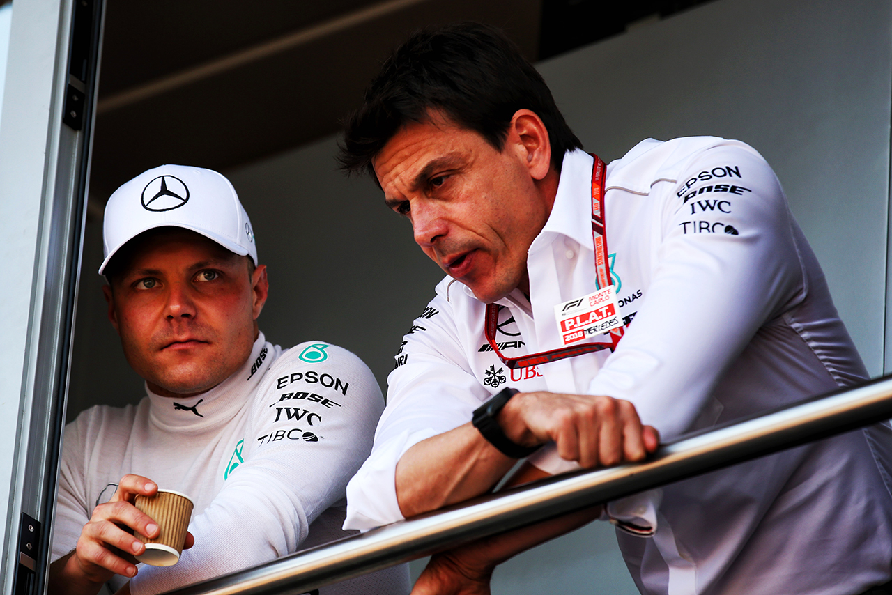 バルテリ・ボッタスのF1キャリア構築にはトト・ウォルフの存在が欠かせなかった（2018年撮影）