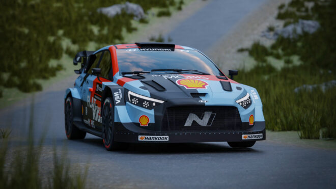 クロアチア・ラリーで使用される特別リバリー（ヒョンデi20 Nラリー1）