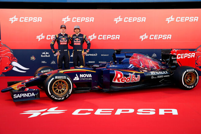 カルロス・サインツが加入した2015年のトロロッソにはスペインの石油会社セプサがビッグスポンサーに就任した