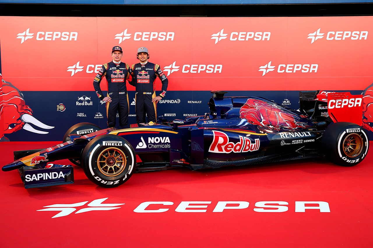 カルロス・サインツが加入した2015年のトロロッソにはスペインの石油会社セプサがビッグスポンサーに就任した