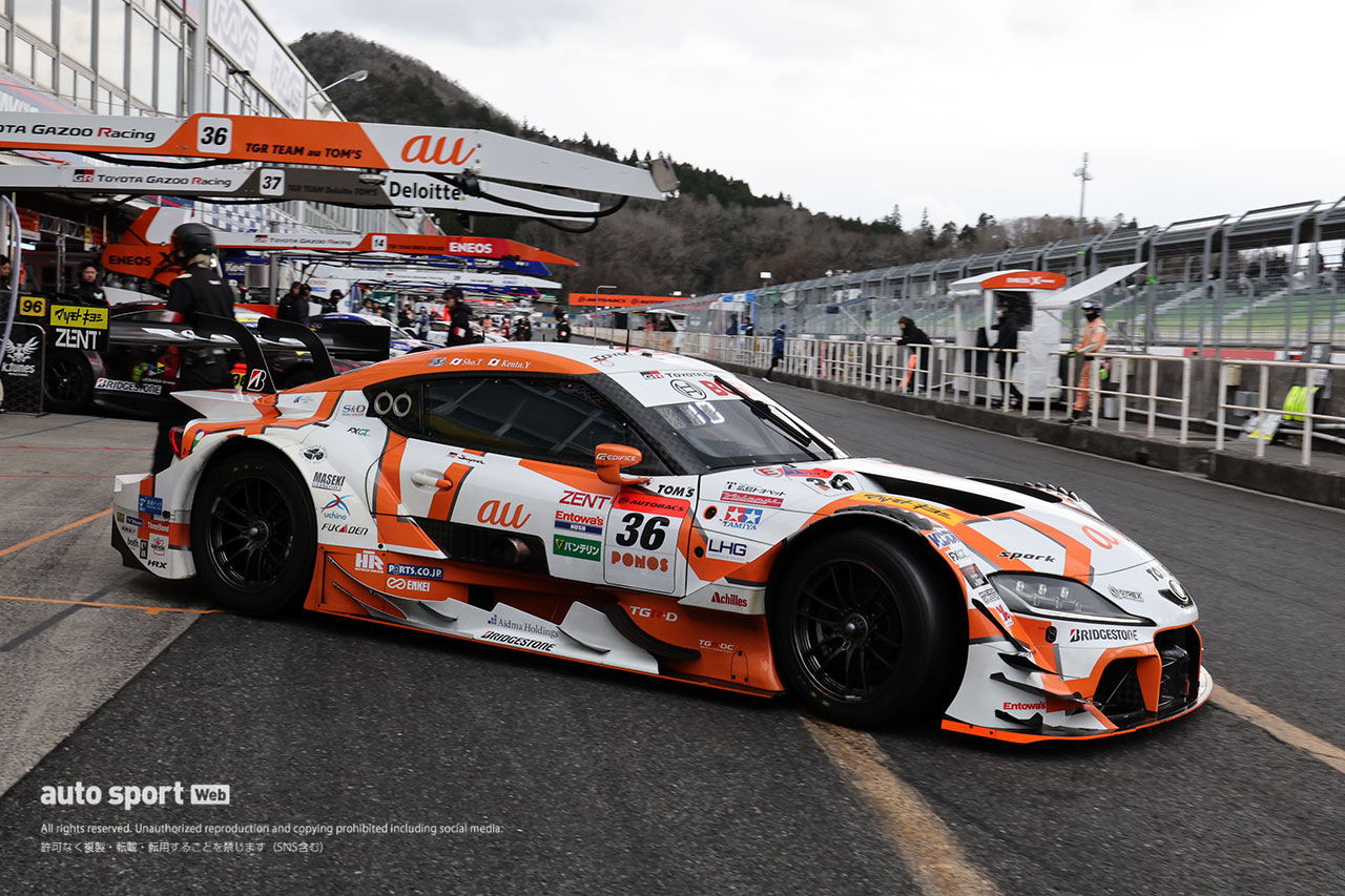 36号車au TOM’S GR Supra
