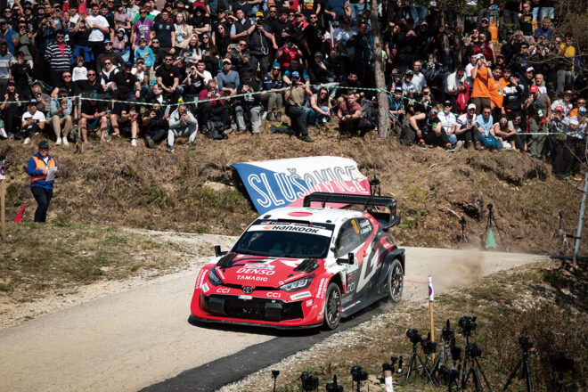 勝田貴元（トヨタGRヤリス・ラリー1）　2026年WRC第4戦クロアチア・ラリー