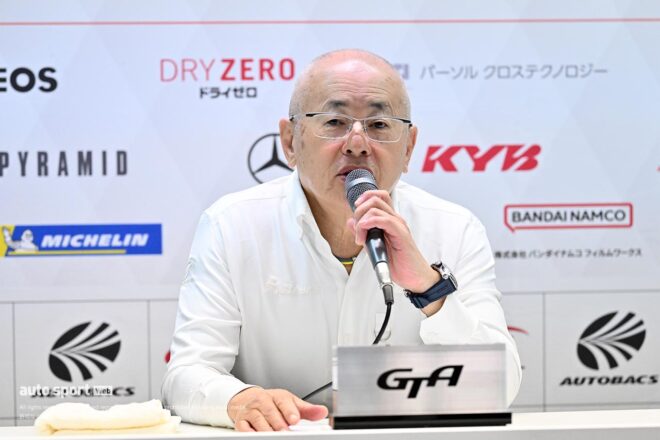 スーパーGT第3戦セパンの延期決定についてGTA坂東正明代表が説明。日本国内での代替は「7戦をきちんとやり切るため」に回せず