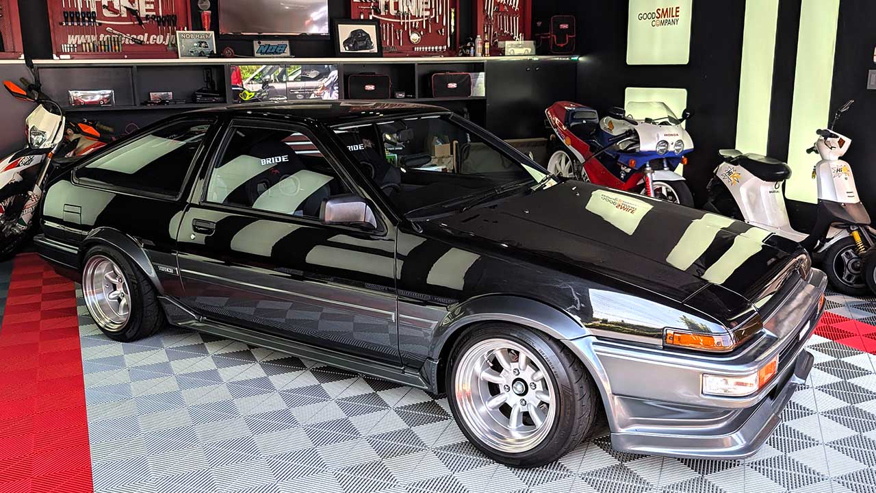 谷口信輝がEBBROアンバサダーに就任。AE85改86をモチーフにしたクラシック＆JDMミニカー開発を進める