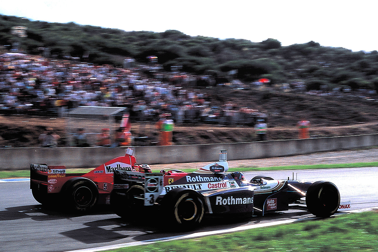 ミハエル・シューマッハー（フェラーリ）＆ジャック・ヴィルヌーヴ（ウイリアムズ）