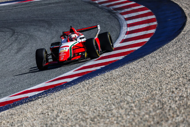 2026年FIAフォーミュラ・リージョナル・ヨーロッパ開幕前合同テスト（レッドブルリンク）　中村紀庵ベルタ（プレマ・レーシング／ウイリアムズ育成）