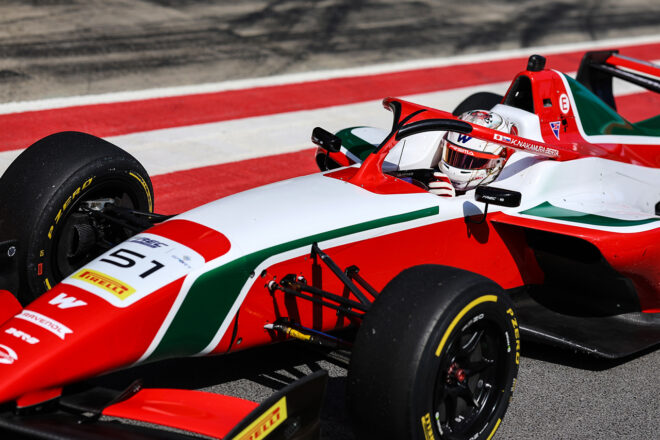 2026年FIAフォーミュラ・リージョナル・ヨーロッパ開幕前合同テスト（レッドブルリンク）　中村紀庵ベルタ（プレマ・レーシング／ウイリアムズ育成）