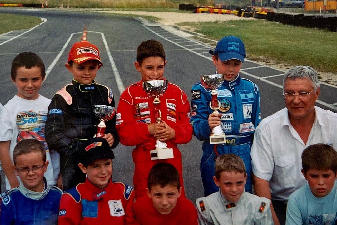 レーシングカート時代のエステバン・オコン