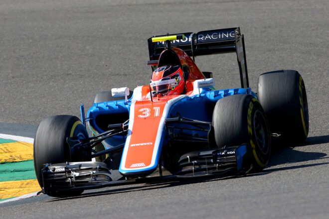 2016年第13戦ベルギーGP　エステバン・オコン（マノー）