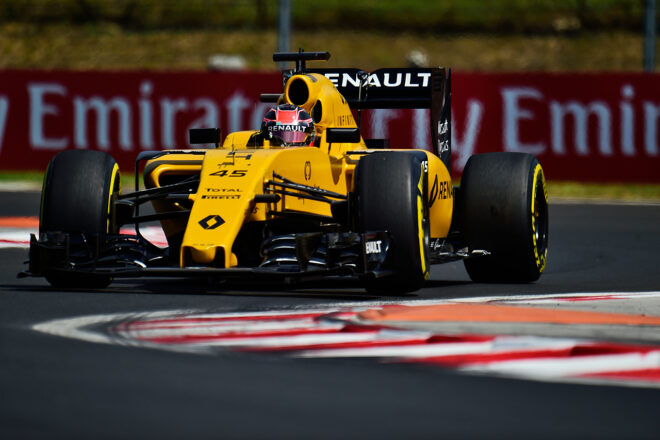 2016年第11戦ハンガリーGP　エステバン・オコン（ルノー・リザーブドライバー）