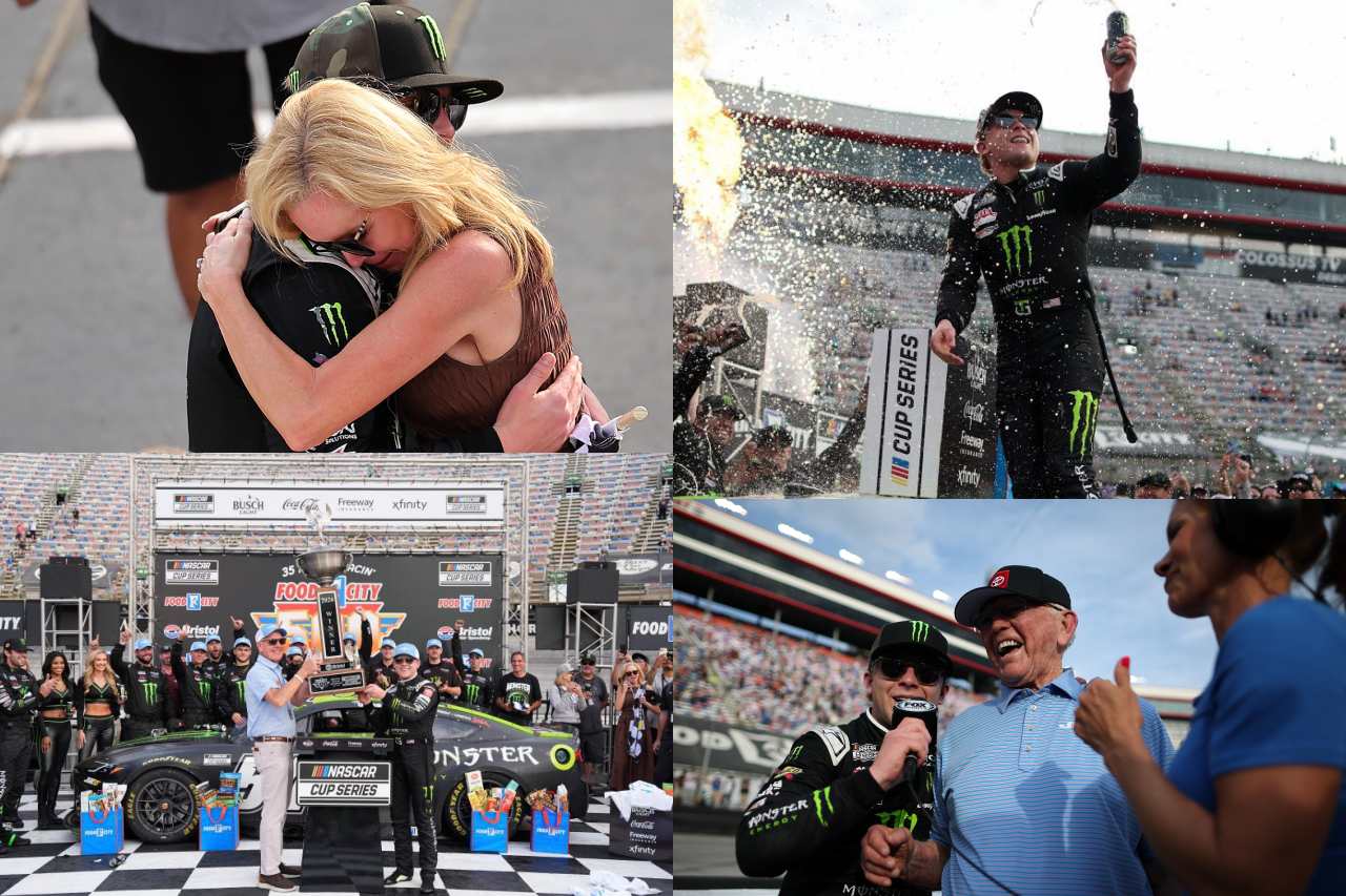 ポール発進ライアン・ブレイニーを0.055秒差で撃破。タイ・ギブスが待望のカップ初優勝／NASCAR第8戦