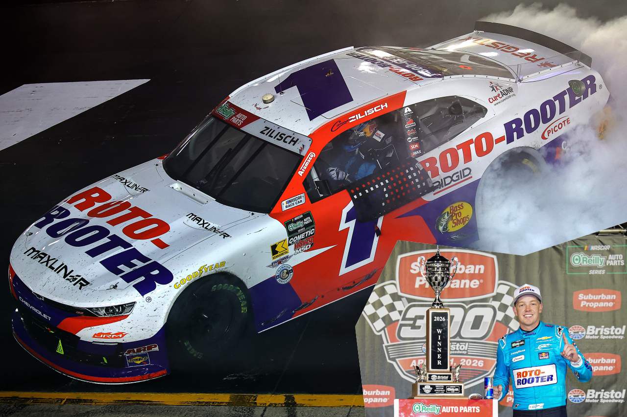 ポール発進ライアン・ブレイニーを0.055秒差で撃破。タイ・ギブスが待望のカップ初優勝／NASCAR第8戦