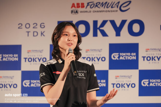 Juju、小池百合子都知事、フォーミュラE CEOが東京都庁で会見「真夏の夜の熱戦を楽しみに」とレースをPR