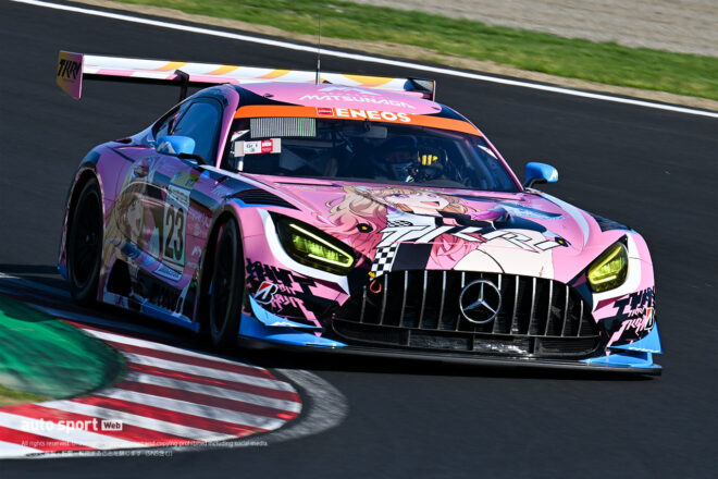 “着せ恋”カラーのTKRI松永建設AMG GT3発進！ 海夢カラーはインパクト抜群