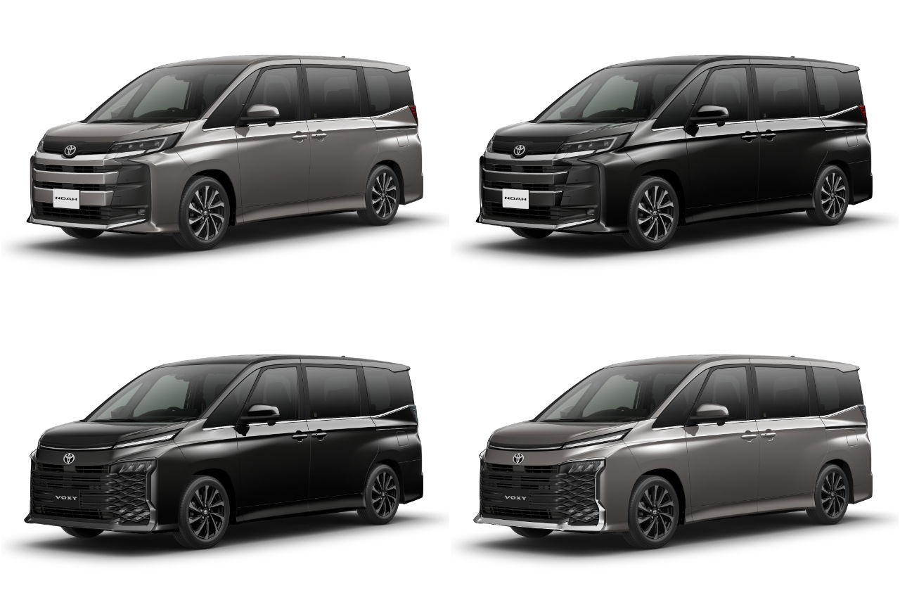 トヨタのミニバン『ノア』『ヴォクシー』がハイブリッドに統一。新意匠で5月発売へ