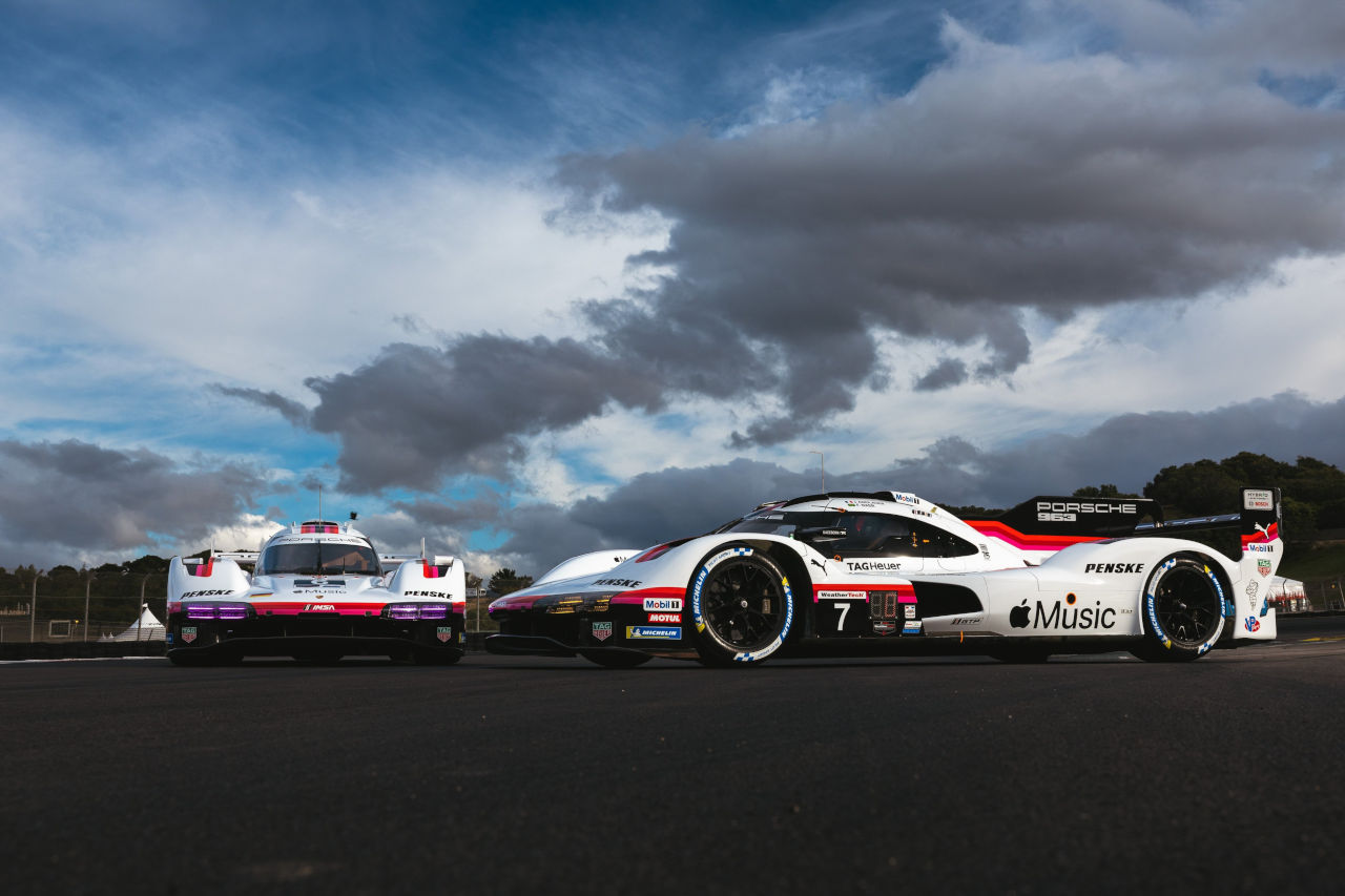 ポルシェ963が今季2度目の特別カラーに。週末のロングビーチ戦でApple Musicとコラボレーション／IMSA