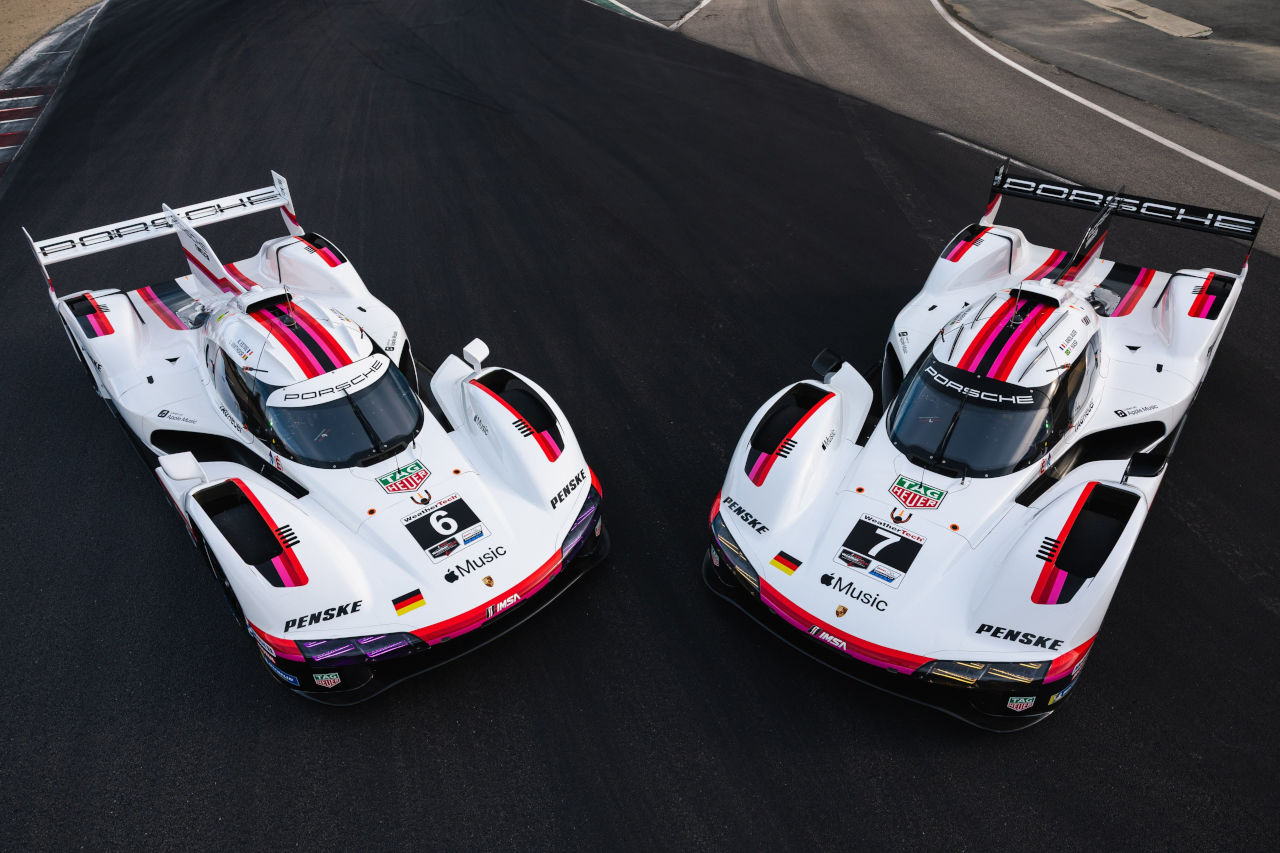 ポルシェ963が今季2度目の特別カラーに。週末のロングビーチ戦でApple Musicとコラボレーション／IMSA