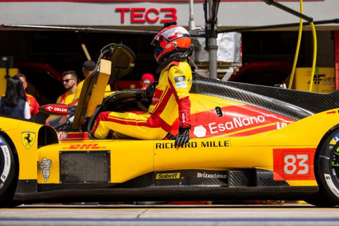 1秒以内に6車種、計10台。好調フェラーリ勢が1-2-3で改良型トヨタは7番手【WEC第1戦イモラFP1レポート】