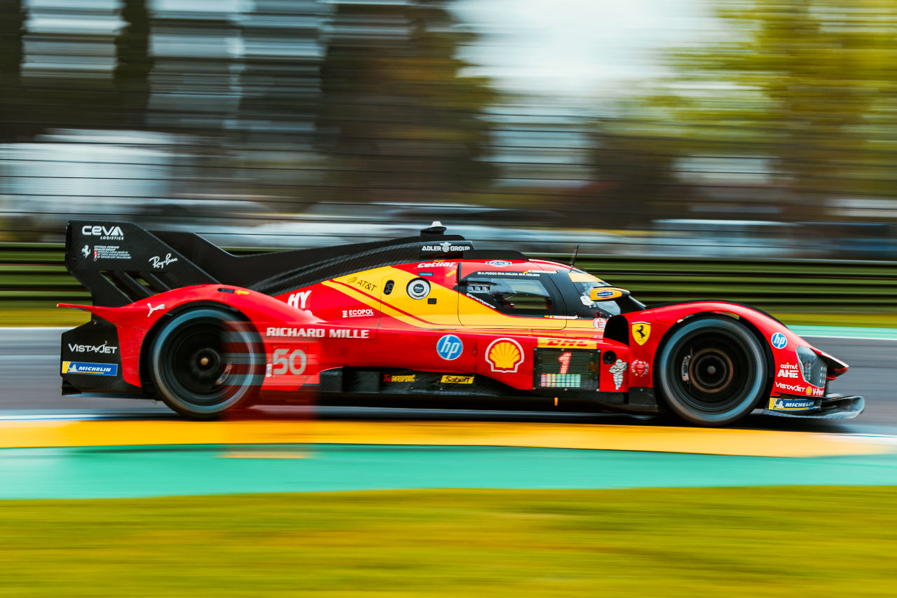 フェラーリ、予選前にふたたびワン・ツー。アルピーヌ＆トヨタも好タイム【WEC第1戦イモラFP3レポート】