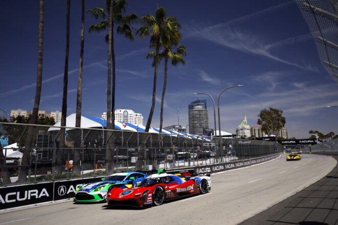 アキュラ＆MSRが悲願のロングビーチ初優勝。キャデラックに先行許すも展開が味方／IMSA第3戦
