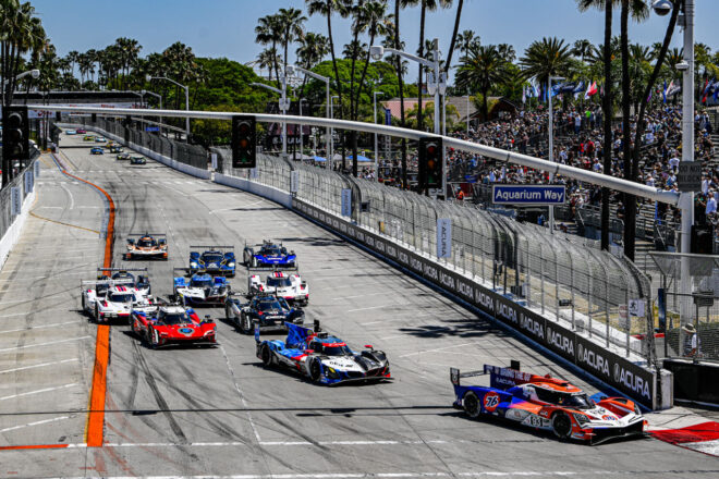 アキュラ＆MSRが悲願のロングビーチ初優勝。キャデラックに先行許すも展開が味方／IMSA第3戦