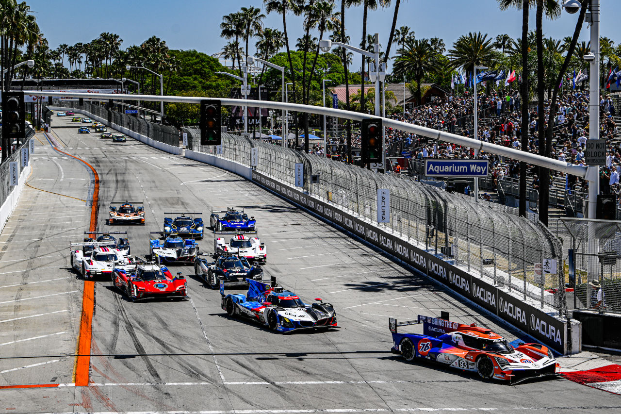 アキュラ＆MSRが悲願のロングビーチ初優勝。キャデラックに先行許すも展開が味方／IMSA第3戦