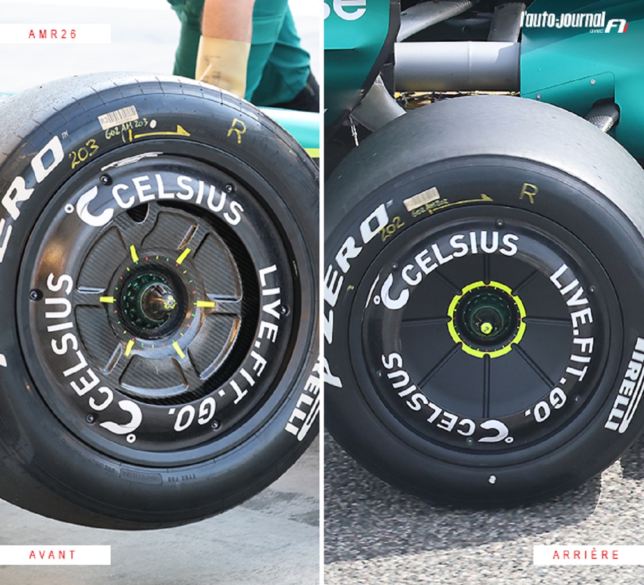 2026年F1ホイール（アストンマーティン）