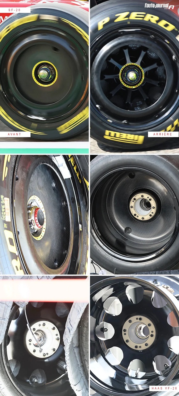 2026年F1ホイール（フェラーリ）