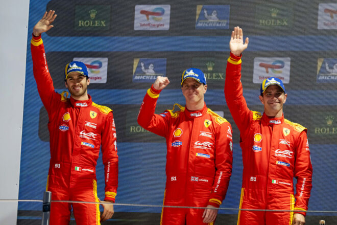 フェラーリは「後悔すべきではない」とピエール・グイディ。51号車の戦略ミスを否定／WEC開幕戦イモラ