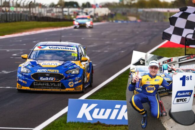 史上初の予選ヒートで新型メルセデスA35が歴史的勝利。決勝レース1も新型アウディが制覇／BTCC開幕戦