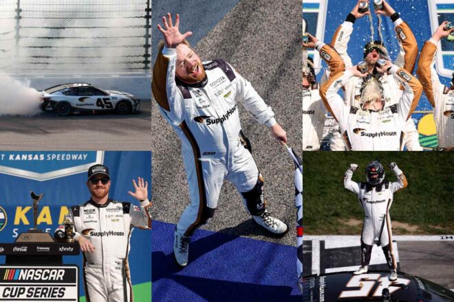 タイラー・レディックの“魔法”は継続。終盤の接触やトラブルの逆境も乗り越え今季5勝目／NASCAR第9戦