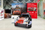 勝田貴元のWRC初優勝を記念した展示をミッドランドスクエアで開催