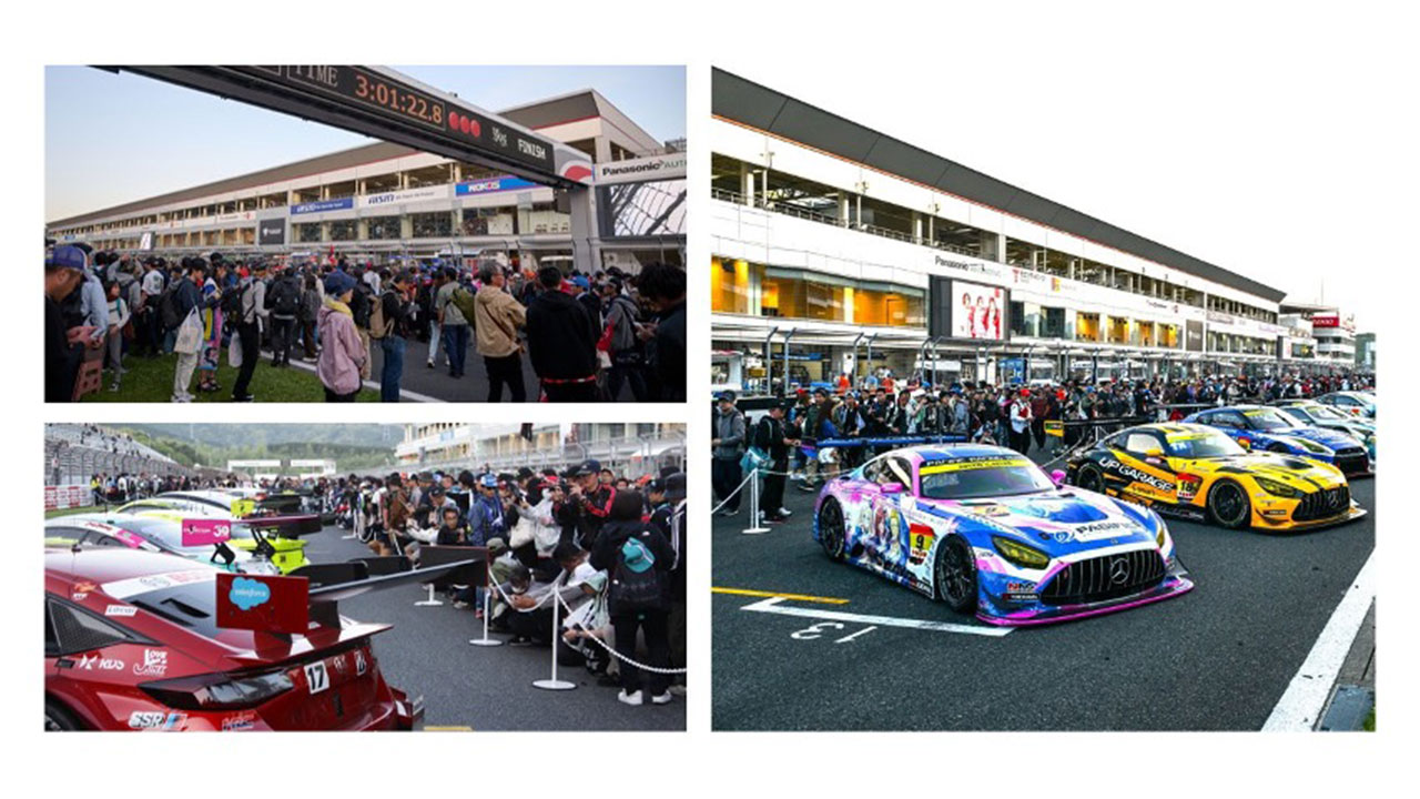 DJ KOO（TRF）×えびちゅうのライブに過去最多のグルメ。GWのスーパーGT富士はレースの枠を超えた総合エンタメフェスへと進化