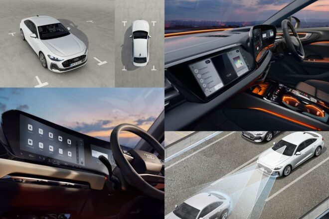 アウディ、内燃機関搭載の『A5』と『Q5』をアップデート。新しいユーザーインターフェイスを採用