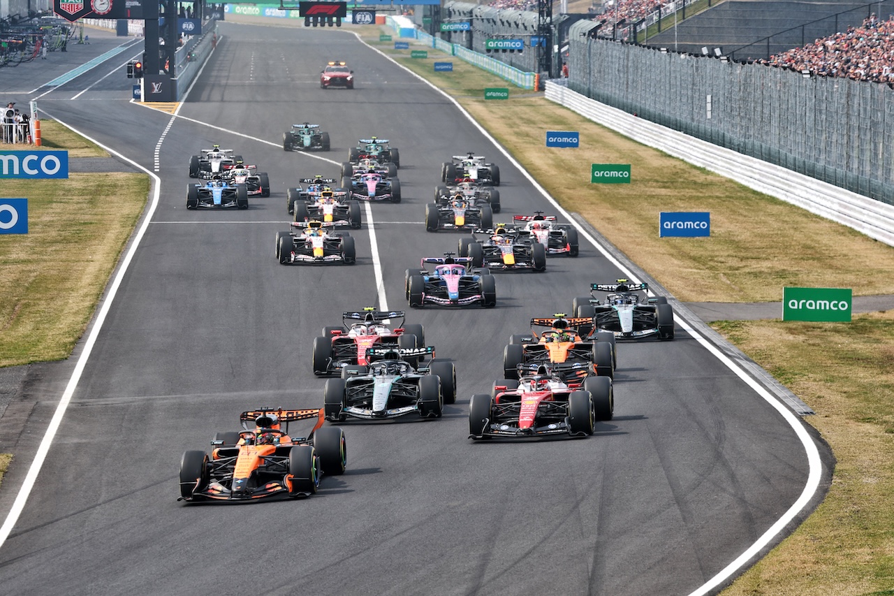 2026年F1第3戦日本GP決勝日　レーススタート