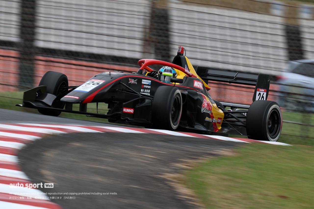 スーパーフォーミュラ・ライツ第4戦／第5戦オートポリスの公式予選は新原光太郎がダブルポールを獲得