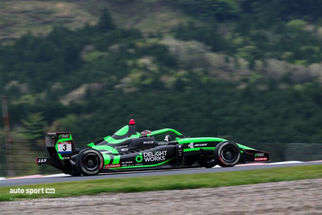 スーパーフォーミュラ・ライツ第4戦／第5戦オートポリスの公式予選は新原光太郎がダブルポールを獲得