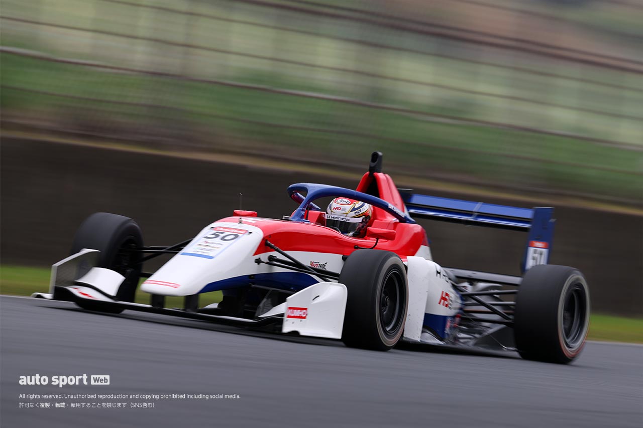 スーパーフォーミュラ・ライツ第4戦／第5戦オートポリスの公式予選は新原光太郎がダブルポールを獲得