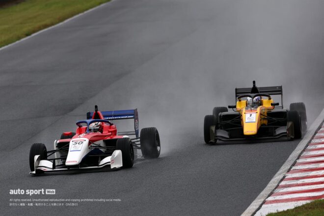 全日本スーパーフォーミュラ・ライツ選手権第5戦オートポリスはウエットのバトルを制したエヴァン・ジルテールが制し今季2勝目