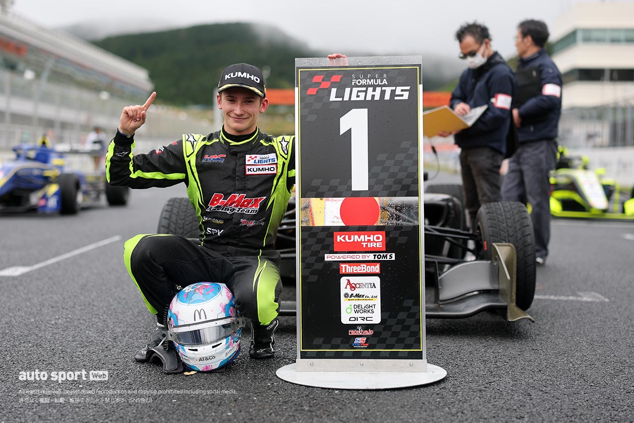 全日本スーパーフォーミュラ・ライツ選手権第5戦オートポリスはウエットのバトルを制したエヴァン・ジルテールが制し今季2勝目
