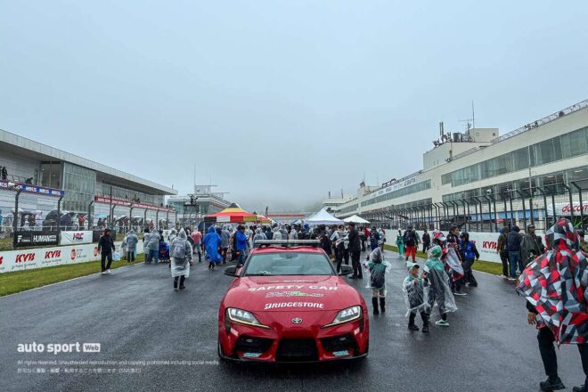 全日本スーパーフォーミュラ選手権第3戦オートポリスの決勝は天候の回復が見込めないためレース中止が発表