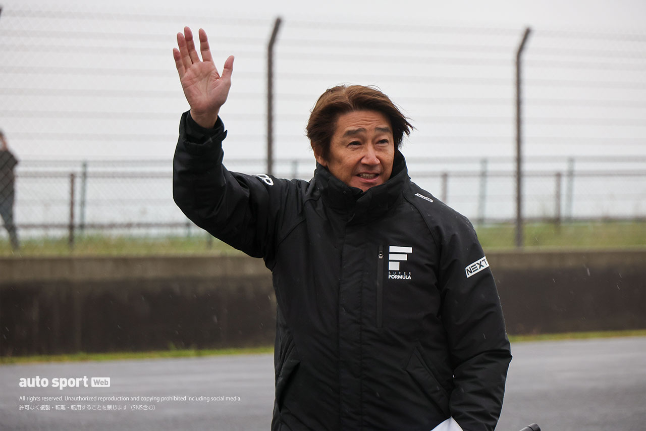 悪天候で第3戦は中止に。近藤真彦会長「早い決断をしないとファンの皆様のためにならない」