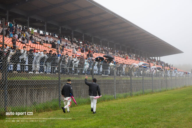 牧野任祐（DOCOMO TEAM DANDELION RACING）、太田格之進（DOCOMO TEAM DANDELION RACING）　2026スーパーフォーミュラ第3戦オートポリス