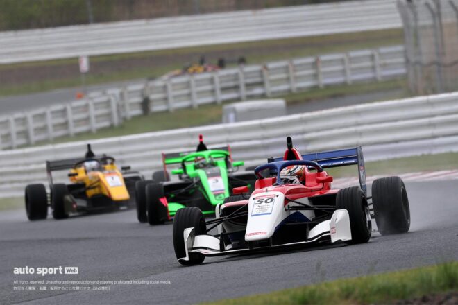 全日本スーパーフォーミュラ・ライツ選手権第6戦オートポリスは赤旗中断の荒れたレースでジルテールが逆転勝利。今季3勝目