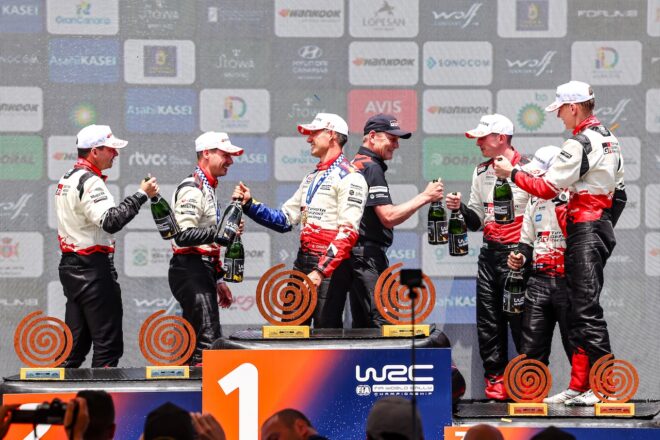 2026年WRC第5戦ラリー・イスラス・カナリアス　表彰式