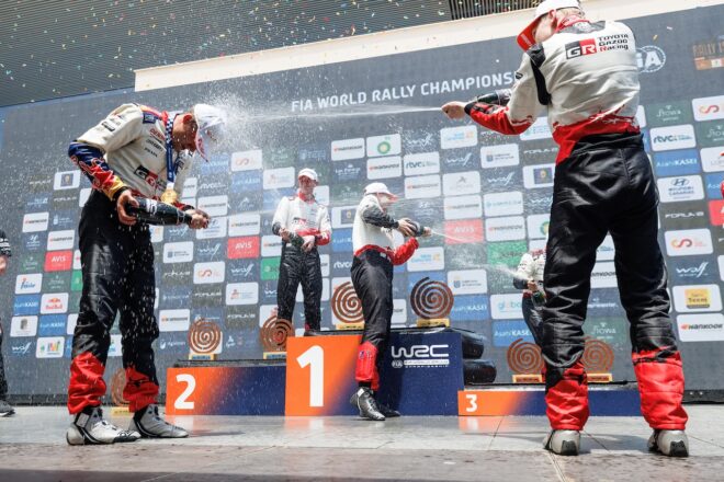 2026年WRC第5戦ラリー・イスラス・カナリアス　表彰式