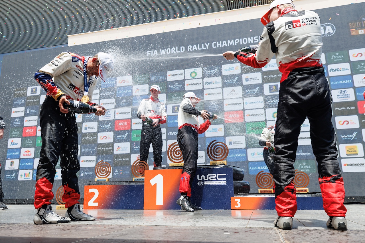 2026年WRC第5戦ラリー・イスラス・カナリアス　表彰式