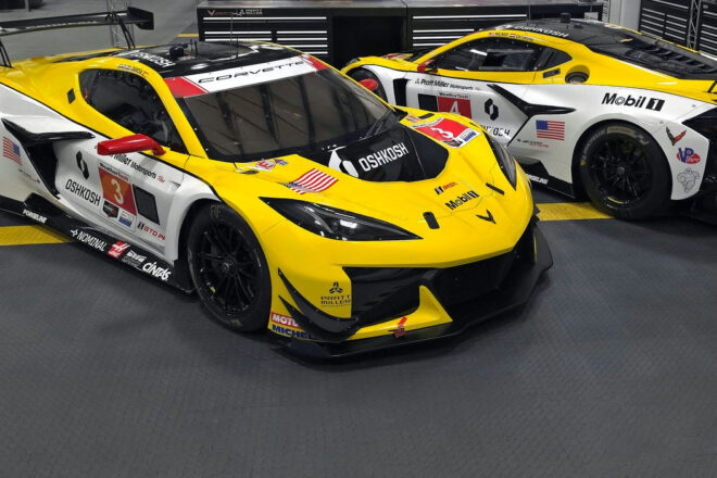 懐かしの『C5-R』を称える復刻カラー。コルベット・レーシング、ラグナ・セカ用の特別リバリーを公開／IMSA