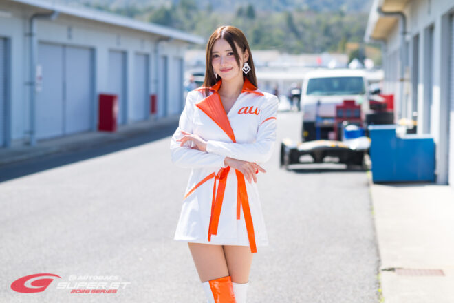 レースクイーン2年目は名門TOM'Sで活動する森谷花香「昨年のように勝利の女神になりたい」【2026RQインタビューVol.1】