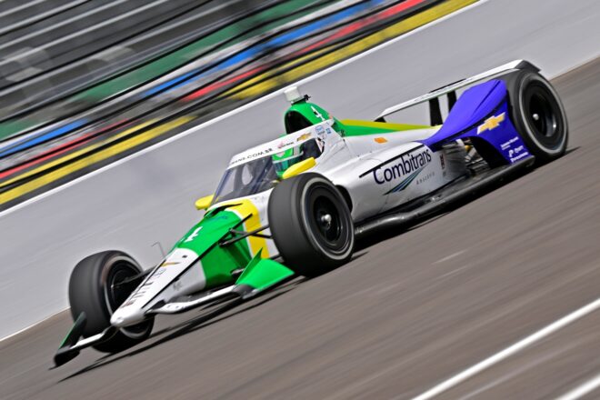 インディ500オープンテストが実施、2日間の全体ベストはルーキーのカイオ・コレットに。33台が4697周を走行